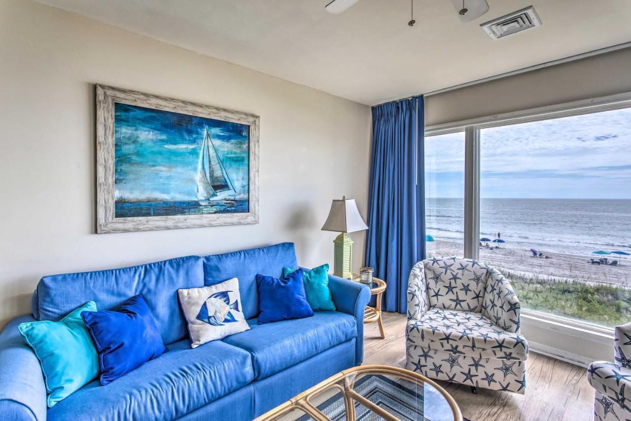 Bright Beachy Condo With Boardwalk Access And Patio! Миртл-Бич Экстерьер фото
