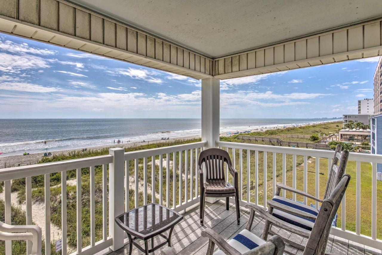 Bright Beachy Condo With Boardwalk Access And Patio! Миртл-Бич Экстерьер фото