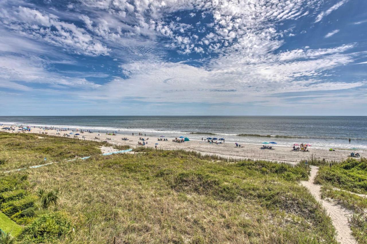 Bright Beachy Condo With Boardwalk Access And Patio! Миртл-Бич Экстерьер фото